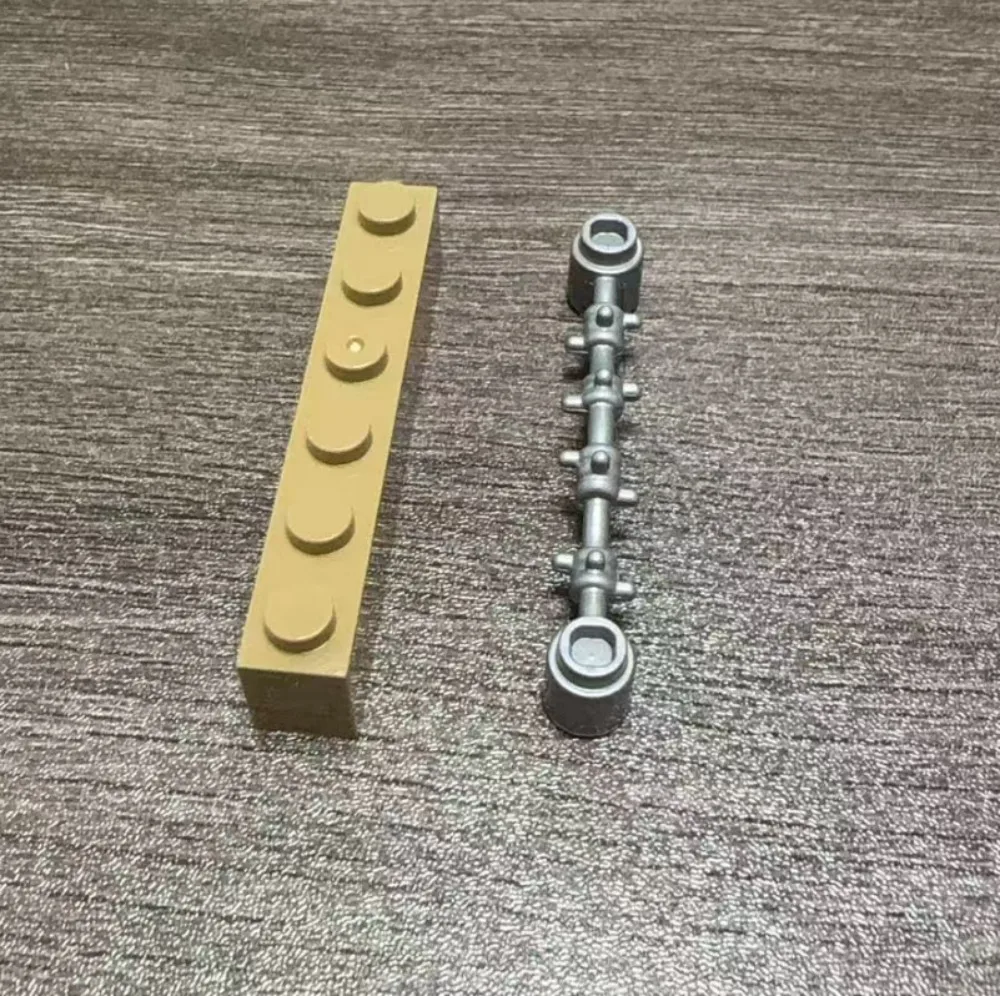 Moc 10 pçs parte tijolos cena militar 1x6 guardrail cerca blocos de construção conjunto castelo casa campo batalha partícula diy brinquedos presente do miúdo