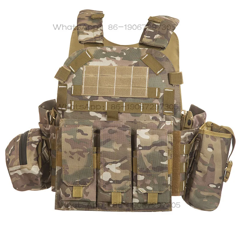 

Уличный жилет 6094: легкий, быстросъемный, многофункциональный, камуфляжный, для тактических игр (Real CS)