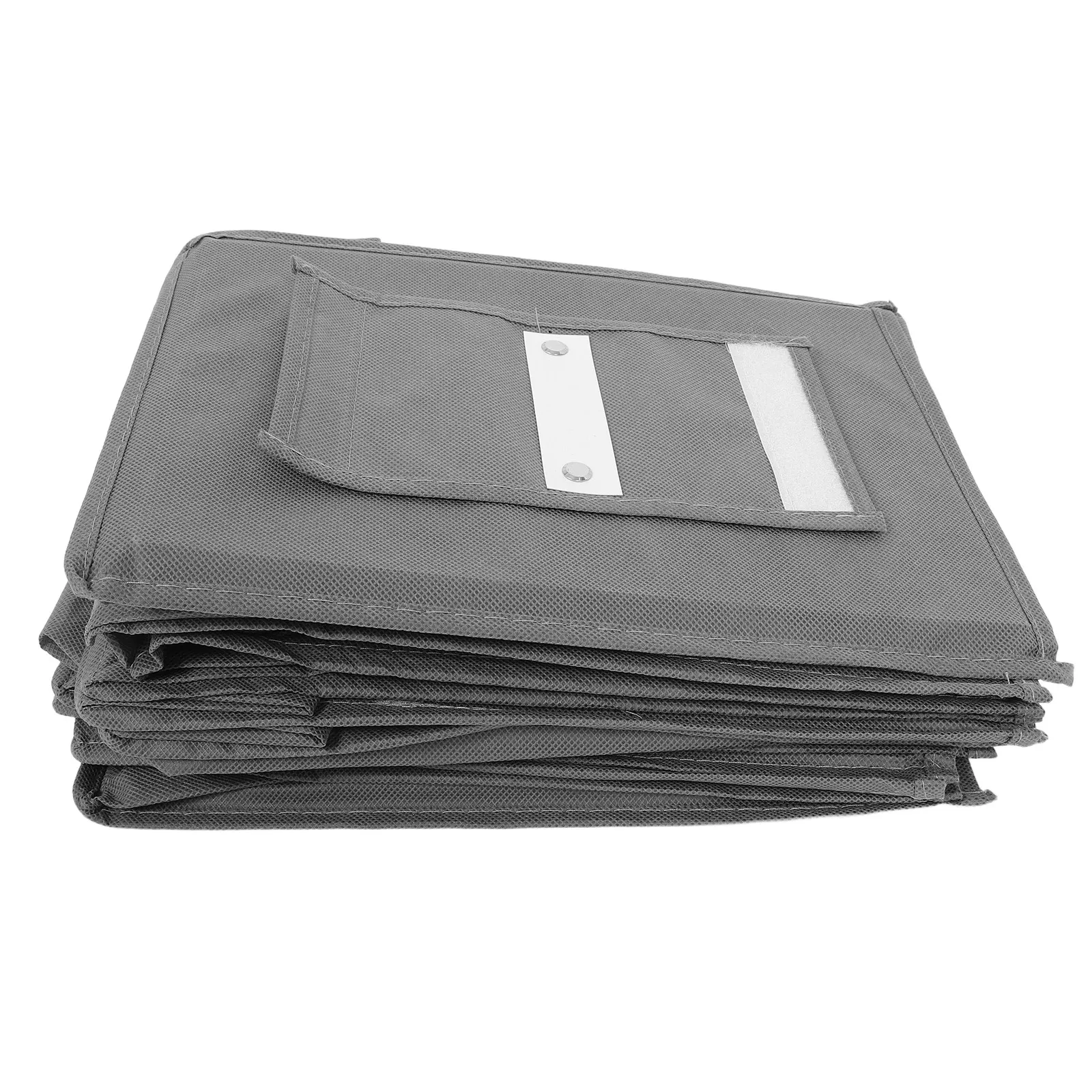 1pc Non-woven Fabric Foldable Hanging Bag 10 Tier Sneaker Shoes Hanging Shelf Door Hanging Closet Organizer Shoes Storage Shelf view 3