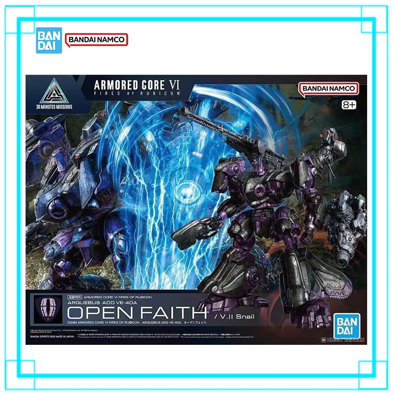 In Stock Bandai Genuine 30MM Armored Core VI OPEN FAITH V.II Snail Anime Action Figure Gunpla Assembly Collectibles Toys Gifts