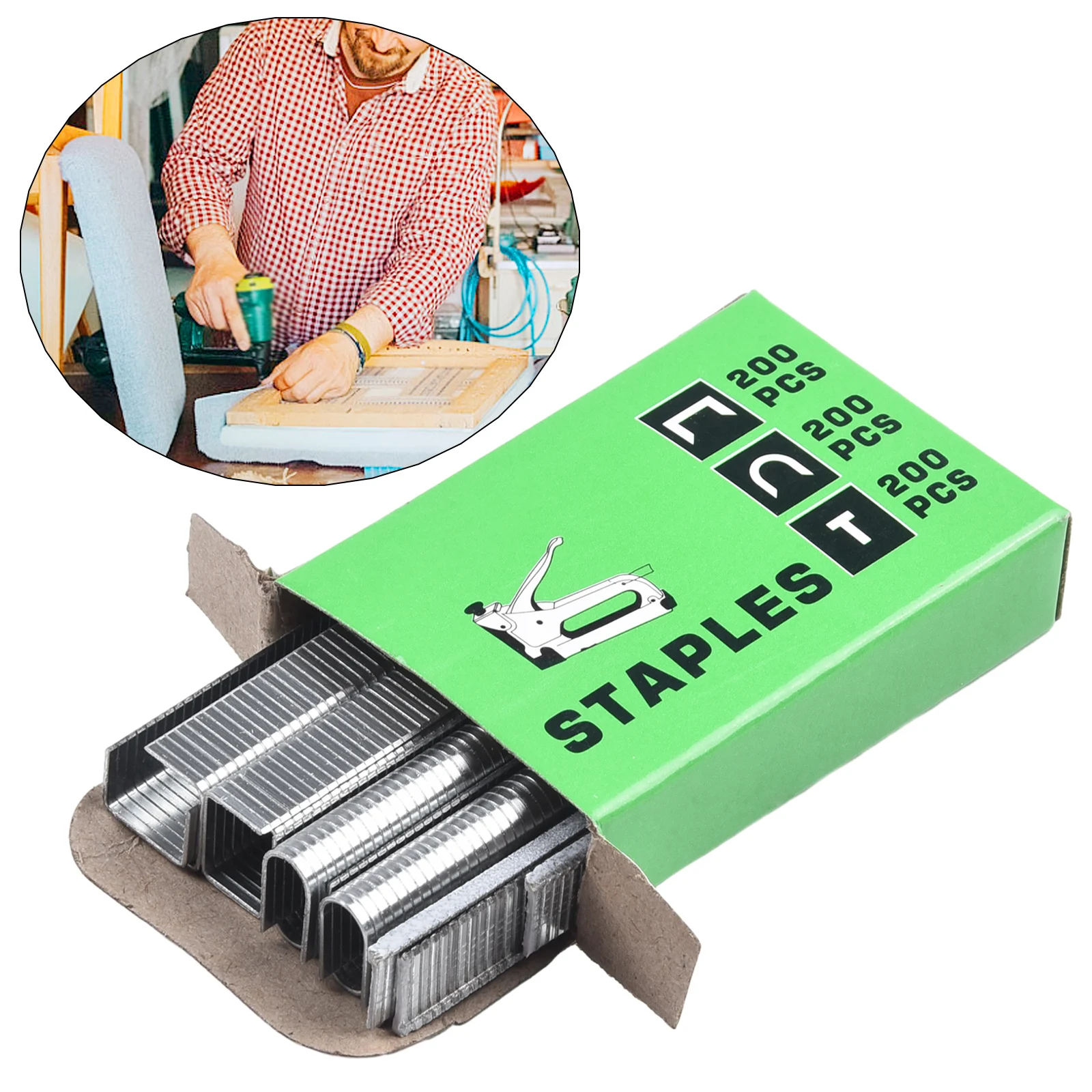 Staple Nails For Woodworking Spares Steel Practical To Use Sturdy And Durable Brand New Excellent Service Life