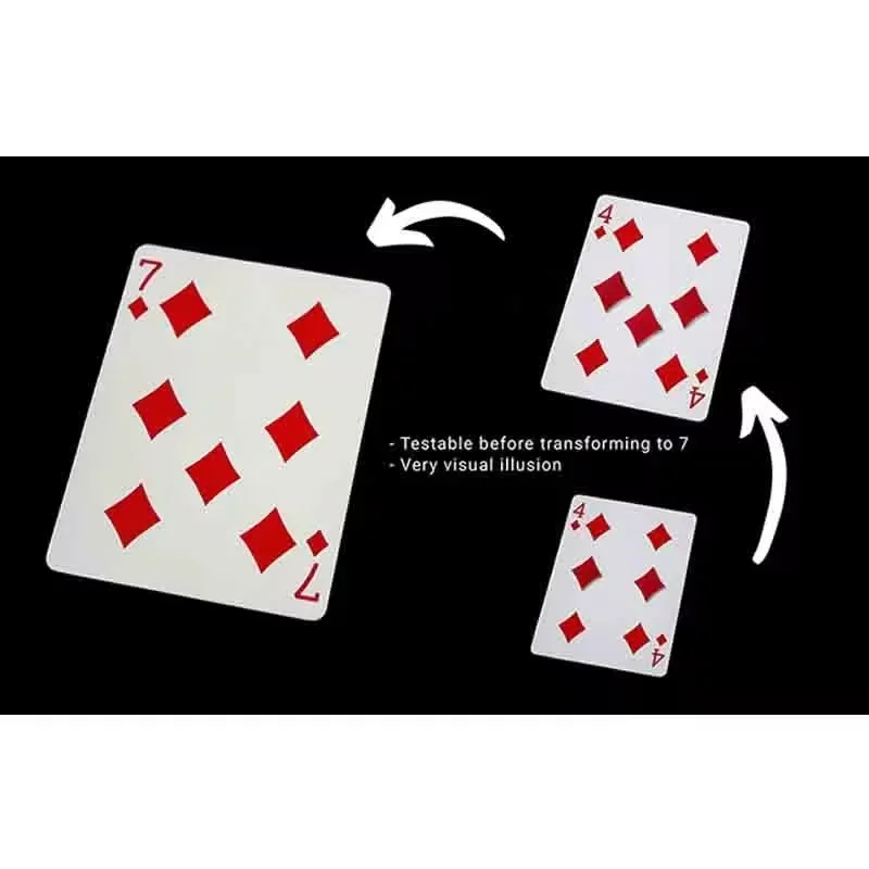 

Tumi Magic presents Glitch Card Magic Trick Blue/Red Card Decks Street Magie Props Gimmick Close up Magia Street Illusions