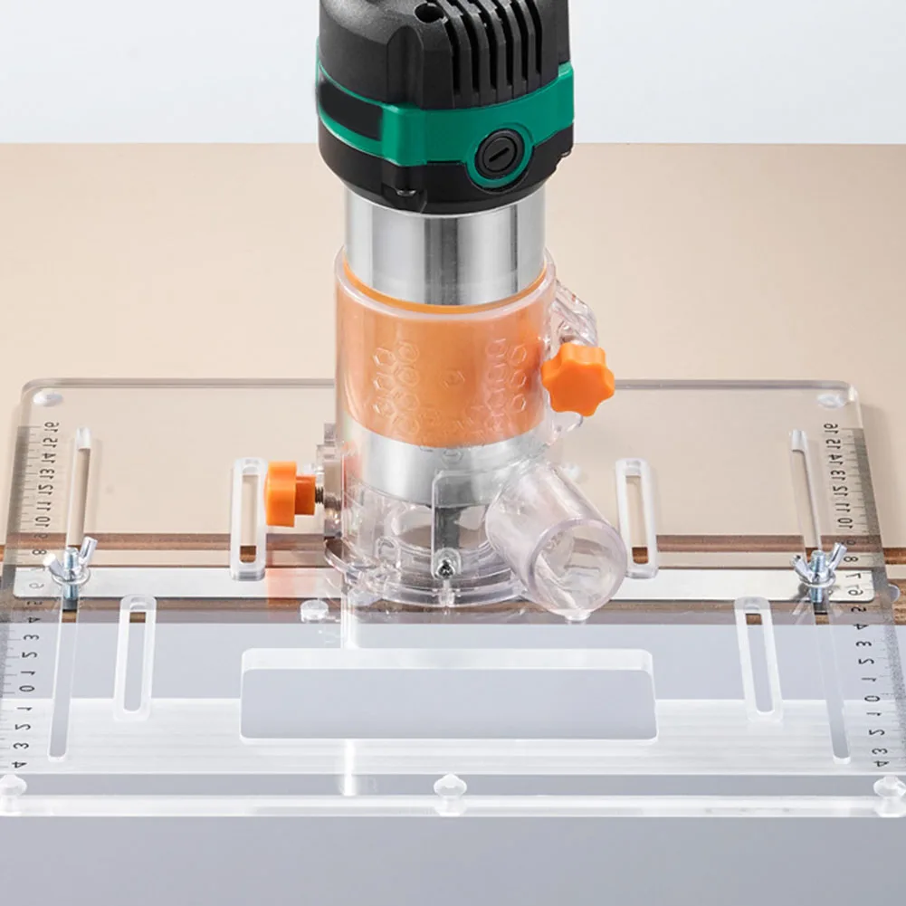 PC Transparent Cutting Board for Precision For Gypsum Slots with Stainless Steel Backing and Adjustable Spacing Options