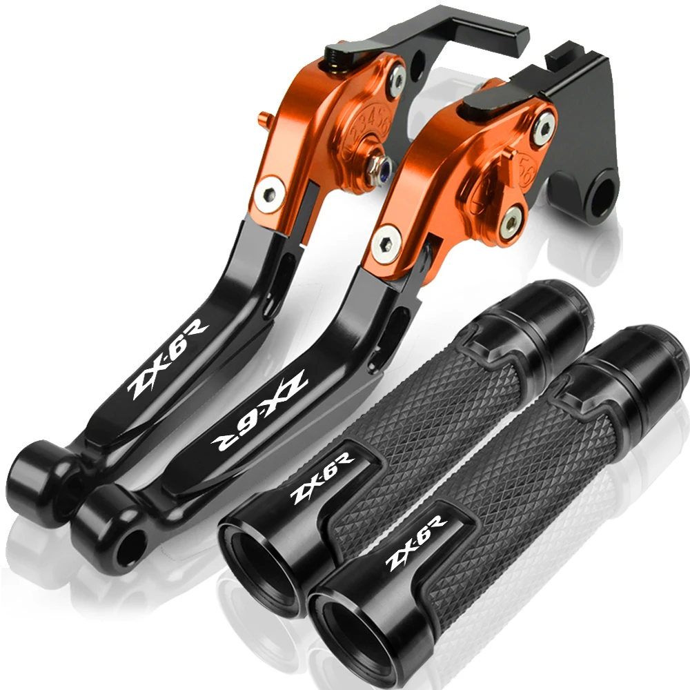 CNC Motorrad Racing Griff Griffe Bremshebel Kupplung Für KAWASAKI ZX6R 2007 2008 2009 2010 2011 2012 2013 2014 2015 2016 ZX6 R