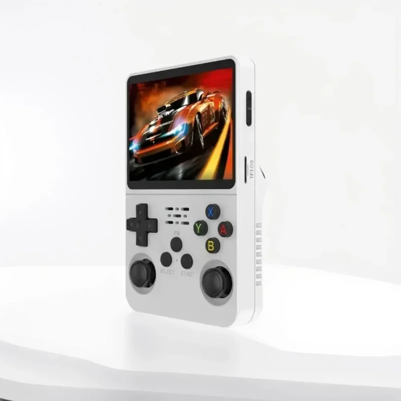 وحدة تحكم ألعاب فيديو محمولة باليد 128G R36S ريترو 3.5 بوصة شاشة IPS نظام لينكس R35s pro مشغل الجيب المحمول مع ألعاب 64 جيجابايت #3