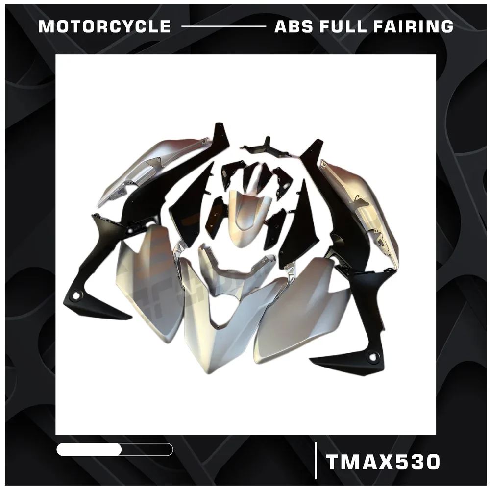 High Quality Tmax530 Fairing Kit Bodywork Bolts for Yamaha Tmax 530 2017 2018 Tmax Fairing ABS Plastic Injection White