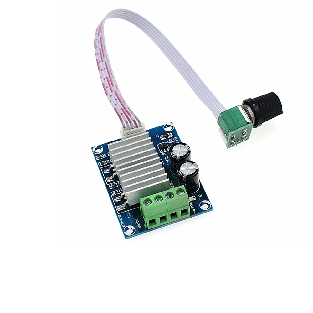 DC12-24V Motor Speed Controller PWM DC Motor Governor 20A Motor Speed Adjustable Regulator Temperature Regulating Dimming Switch