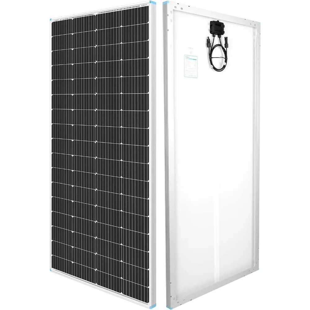 

Renogy Solar Panel 200 Watt 12 Volt, High-Efficiency Monocrystalline PV Module Power Charger for RV Marine Rooftop Farm Battery
