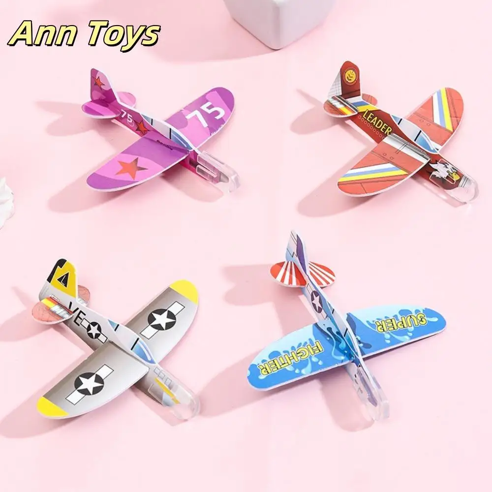 

30pcs Early Education Mini Assembled Puzzle 3D Foam Planes Puzzle Model DIY Gliders Assemble Airplane Kids Toy