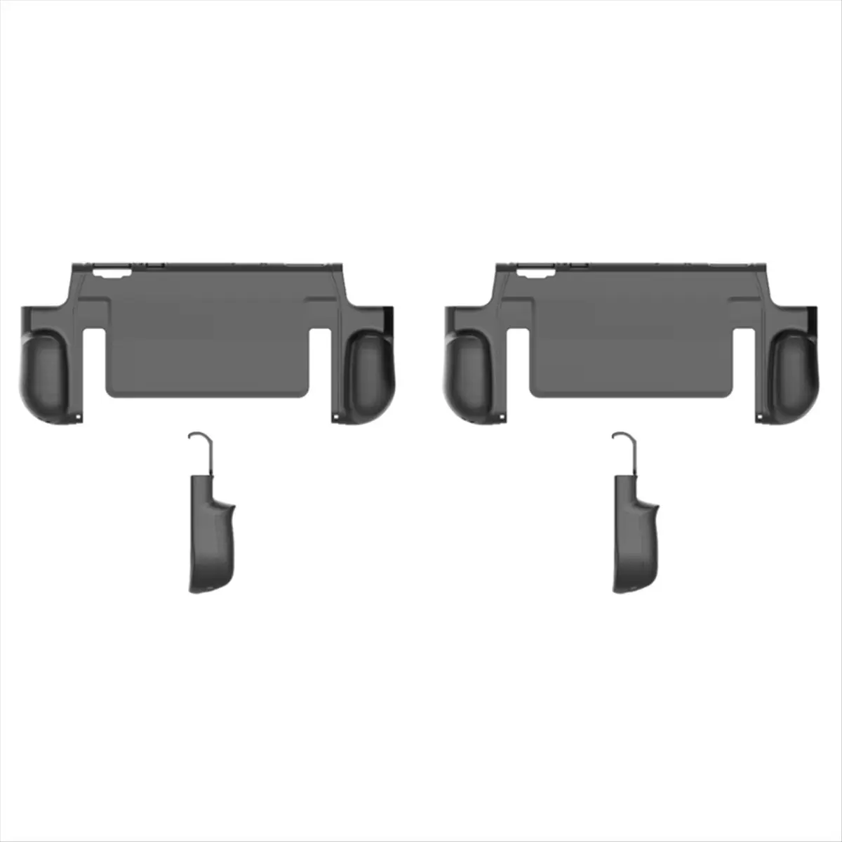 Promotion 2 Sets TPU Protective Case Switch 2 Handheld Gaming Console Cover with Integrated Stand