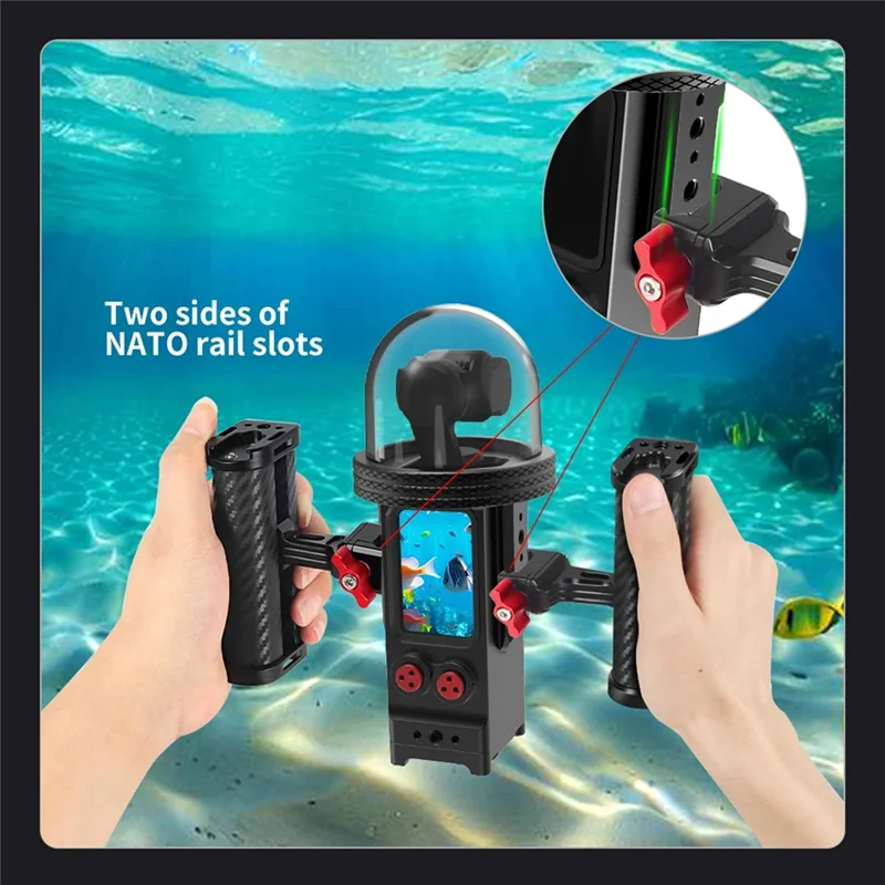 

T82C Hot Sale-Waterproof Case For DJI Gimbal Camera Waterproof Case Underwater Diving Housing Protection