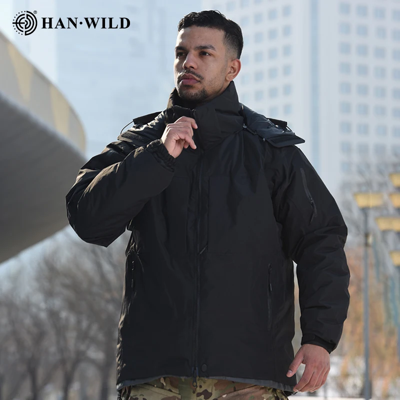 Winter Men's Heating Jacket Tactical Hiking 90% Duck Down Jackets Camping Combat Clothing Windproof Coat Softair Hiking Down