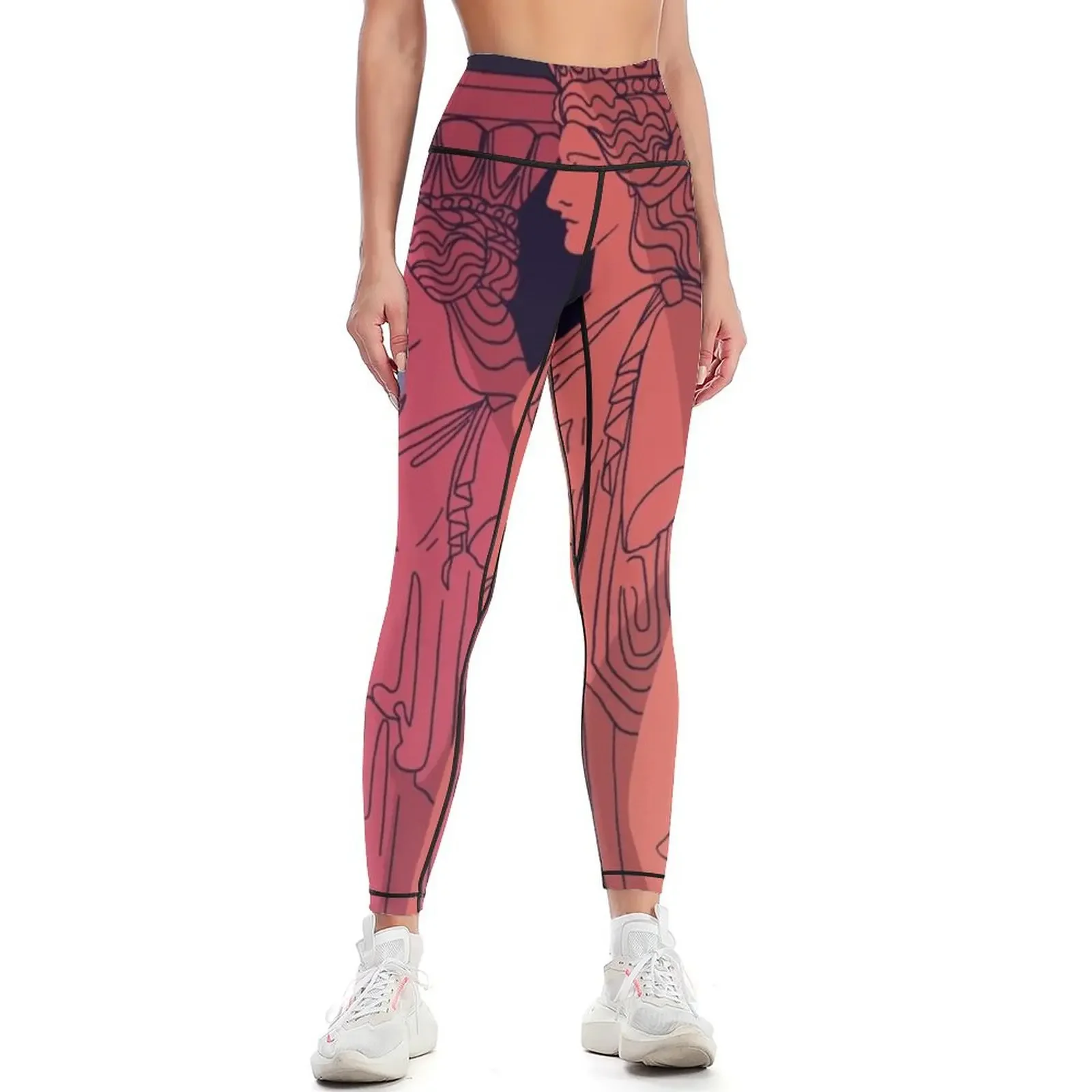 

Caryatids at Dusk Leggings Women's gym Women's pants Fitness clothing Womens Leggings