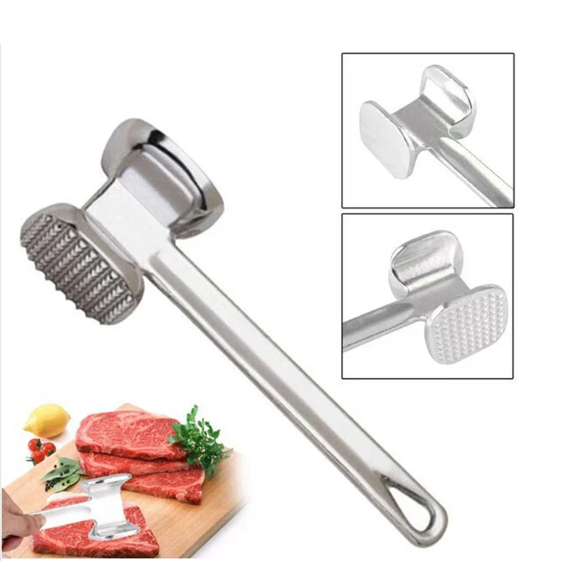 

Household Stainless Steel Knock Loose Beef Mace Steak Tender Meat Beat Hammer Kitchen Meat Hammer Meat Tenderizer