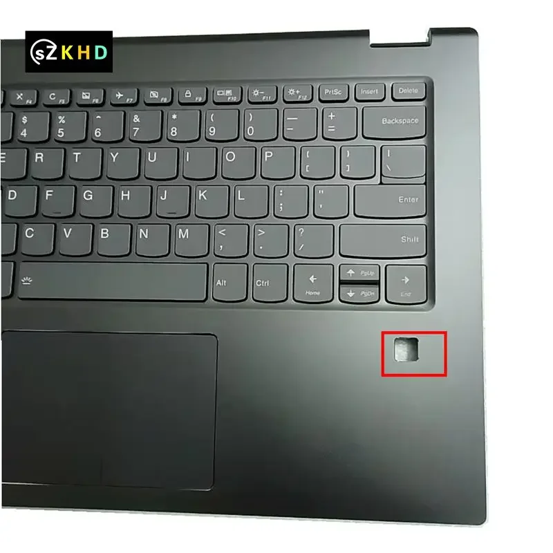 Imagem -04 - Capa para Lenovo Ioga 52014ikb Flex 1470 Novo Case com Teclado Retroiluminado Teclado Inglês Buraco de Impressão Digital