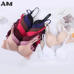 Womens Slight Bras Bralette Soft Wireless Girls Sexy Lingerie Soild Female Underwear Tops Female's Bra Breathable Gathered