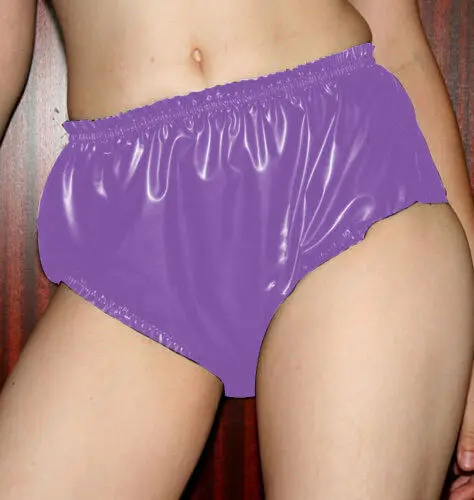 

100% latex rubber sexy triangle waist shorts/pants with ruffled edges 0.4mm S-XXL