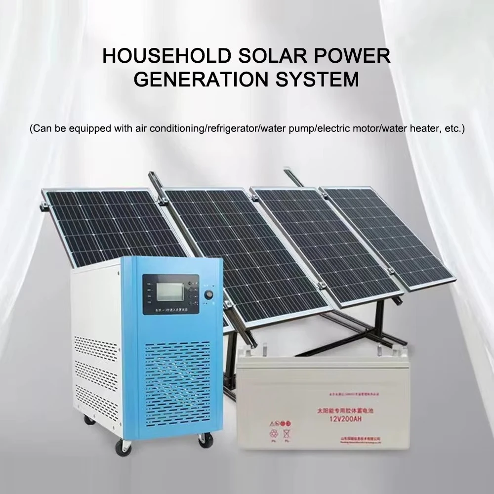 Energy System Complete Kit 1KW 2KW 3KW Off Grid Solar Home System 5KW Off-grid Solar System With Lithium Battery