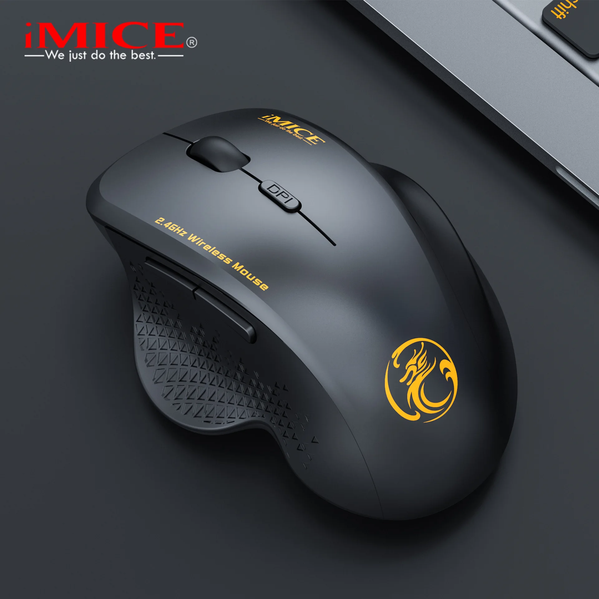 Souris sans fil G6 souris ergonomique IMICE souris 2.4Ghz Gamer PC souris optique avec récepteur USB 1600 DPI pour ordinateur portable Gamer