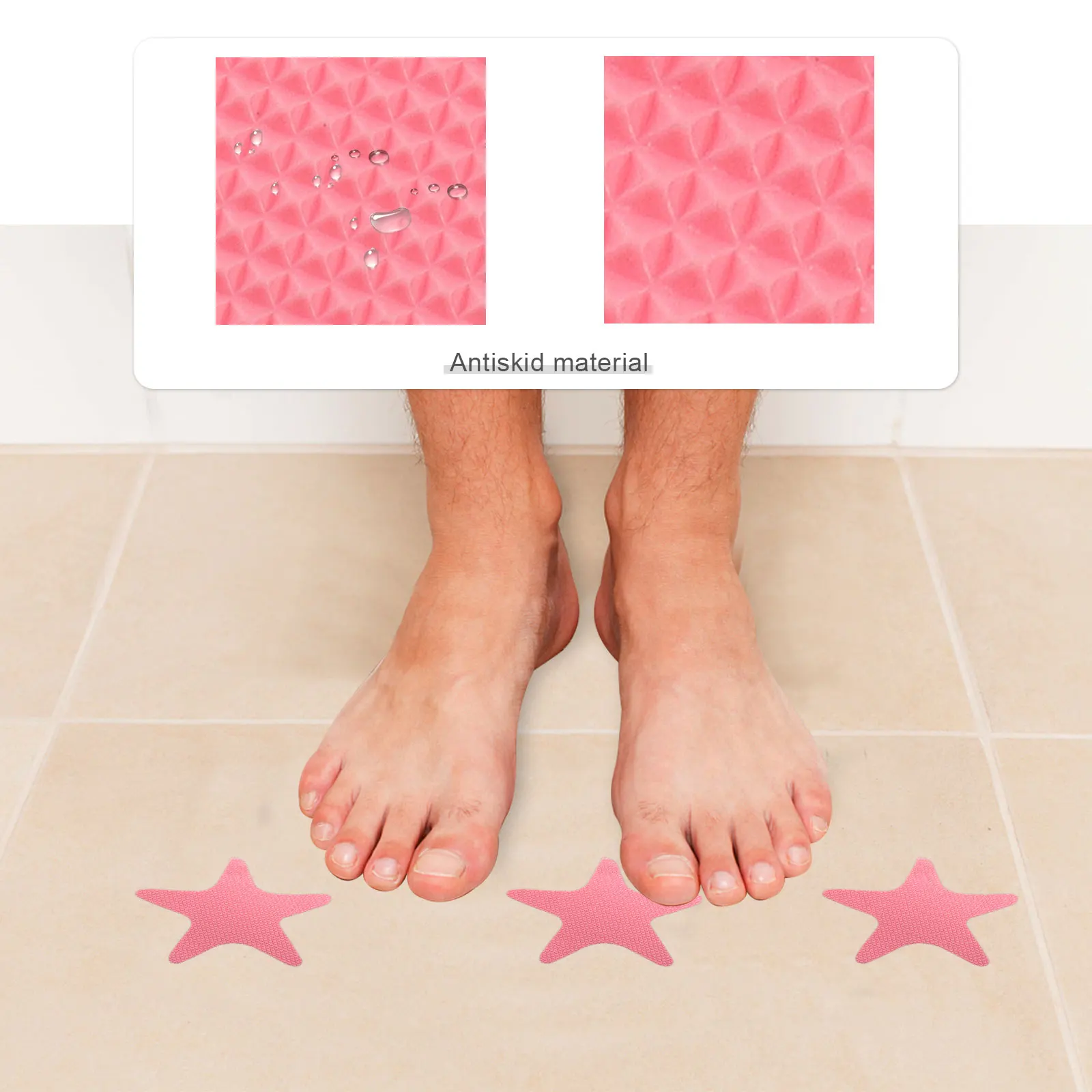 

20pcs Non Slip Tape Shower Grip Stickers Kids Floor Tub Bath Anti Child Mat Bathroom Anti Skid Sticker Bathtub Sticker PEVA