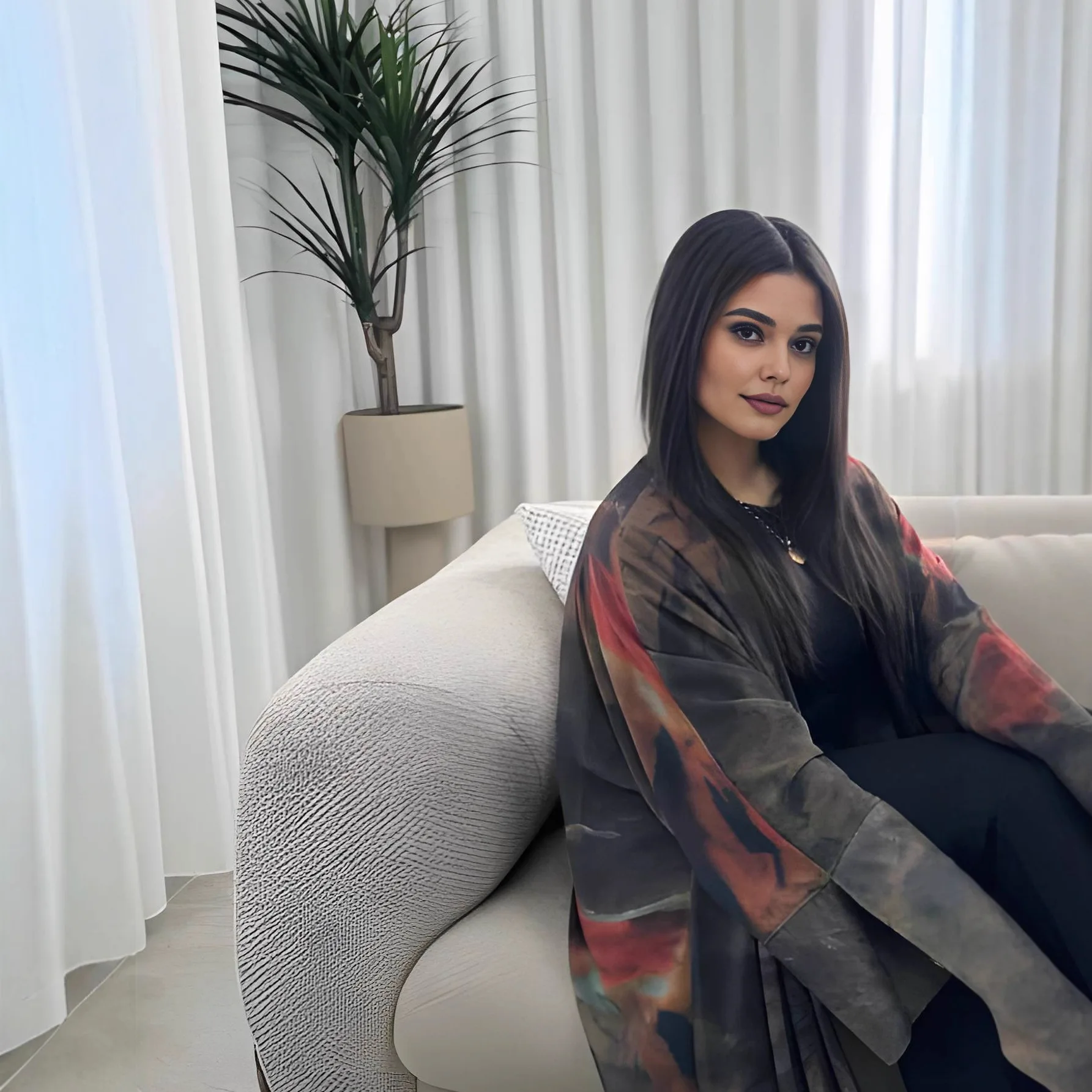 2025 musulman nouvelle mode femmes imprimé décontracté à la mode ethnique lâche en mousseline de soie Cardigan Abaya femme vêtements manteaux moyen-orient arabe