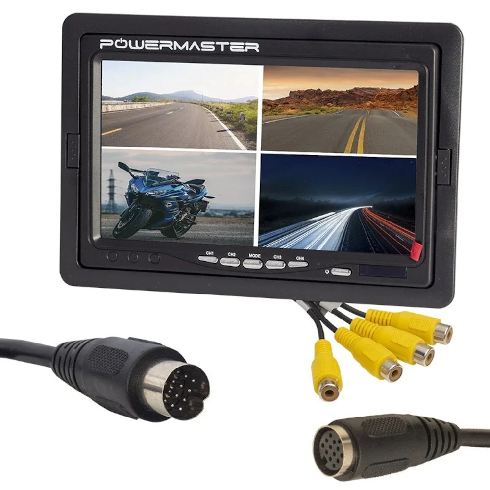 Powermaster PM16804 7 inch 4 e Cleavable Auto Digital Monitor