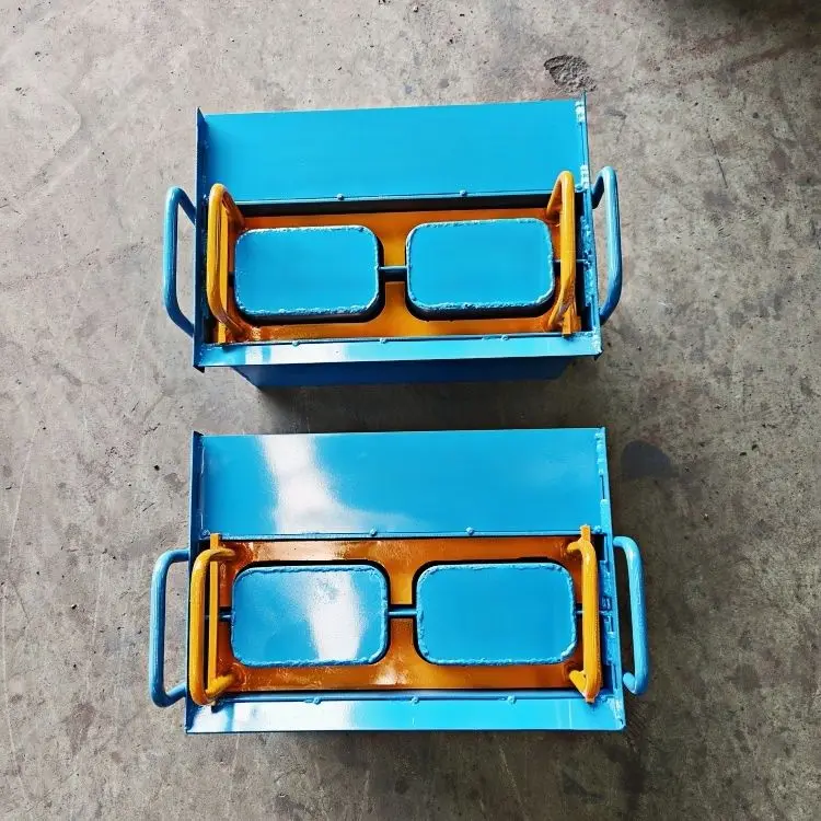Simple Electric Manual Unfired Brick Forming Machine Easy Operation Hollow Interlocking Concrete Block Mold Manual Mini Mould