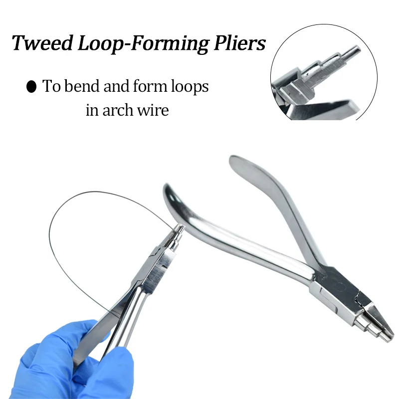 

1pcs Dental Orthodontic Universal Young Loop Bending Plier Instrument Wire Bend Forcep Stainless Steel Laboratory Bending Tool