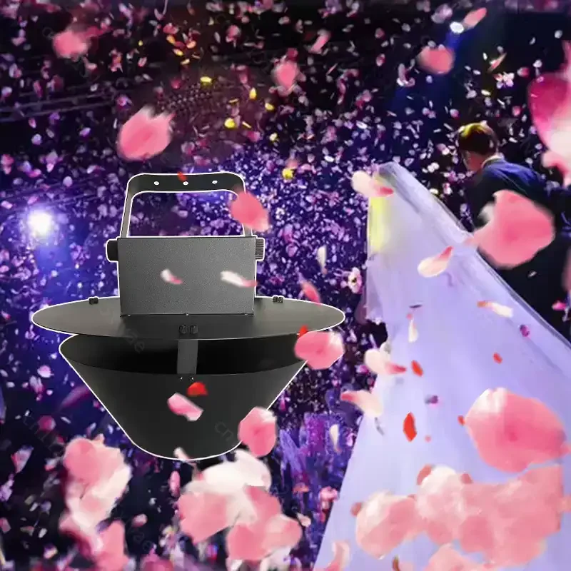 For Large Automatic Color Paper Confetti Machine Petal Stage Sprayer Remote Control for KTV Bar Wedding Celebration