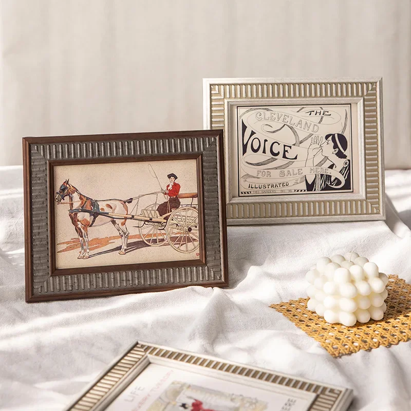Vintage Photo Frame Stand 6 Inch, 8 Inch, 10 Inch Decorative Picture Frames for Home Décor Premium Quality Frames