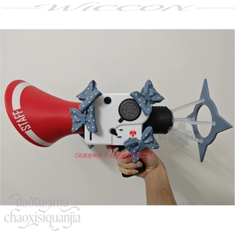 

Sunna Red Fake Loudspeaker 3D Polylactic Acid Props Accessories Cos Anime Game Zenless Zone Zero Afternoon Tea Bre