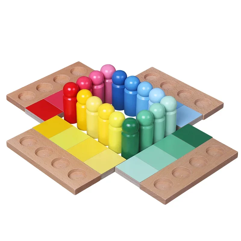 New  Toys Montessori Color Resemblance Sorting Task Wood Version Toys Brinquedo Sensorial Toy Early Learning Gifts for 