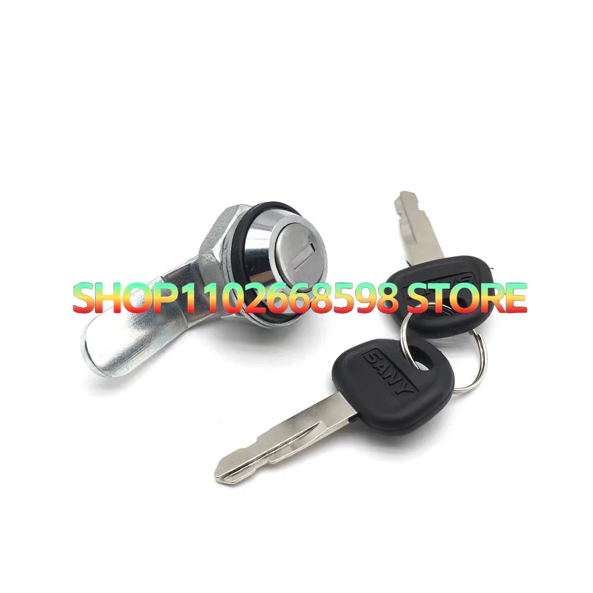 Excavator Accessories for SANY SY55/65/75/135/215/235-8 Battery Door Toolbox Side Door Lock Cylinder