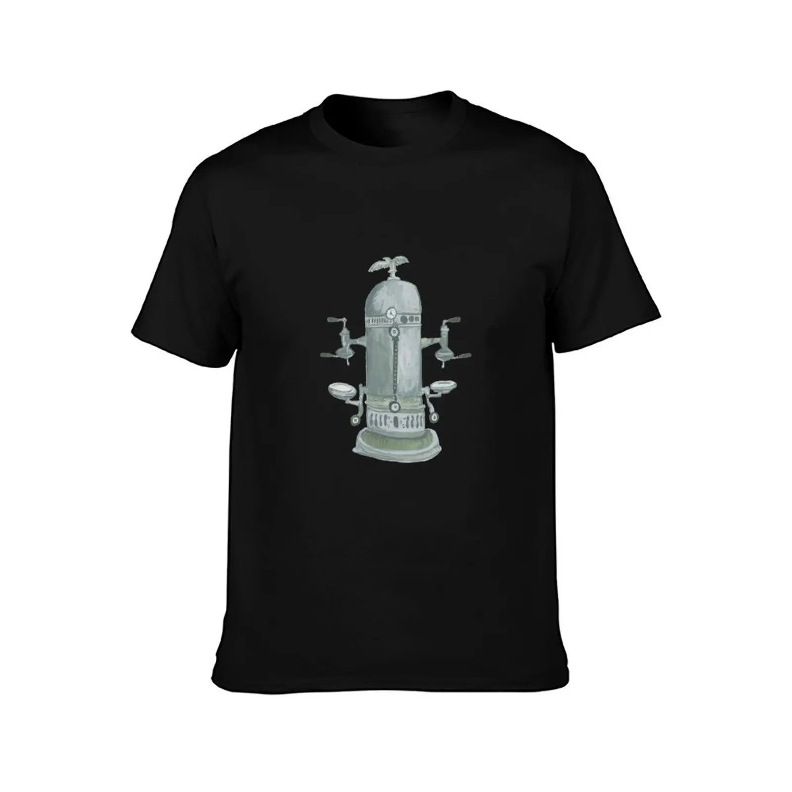 Time for Coffee! Vintage espresso machine to get your day started T-Shirt Big Size Simple T-Shirt