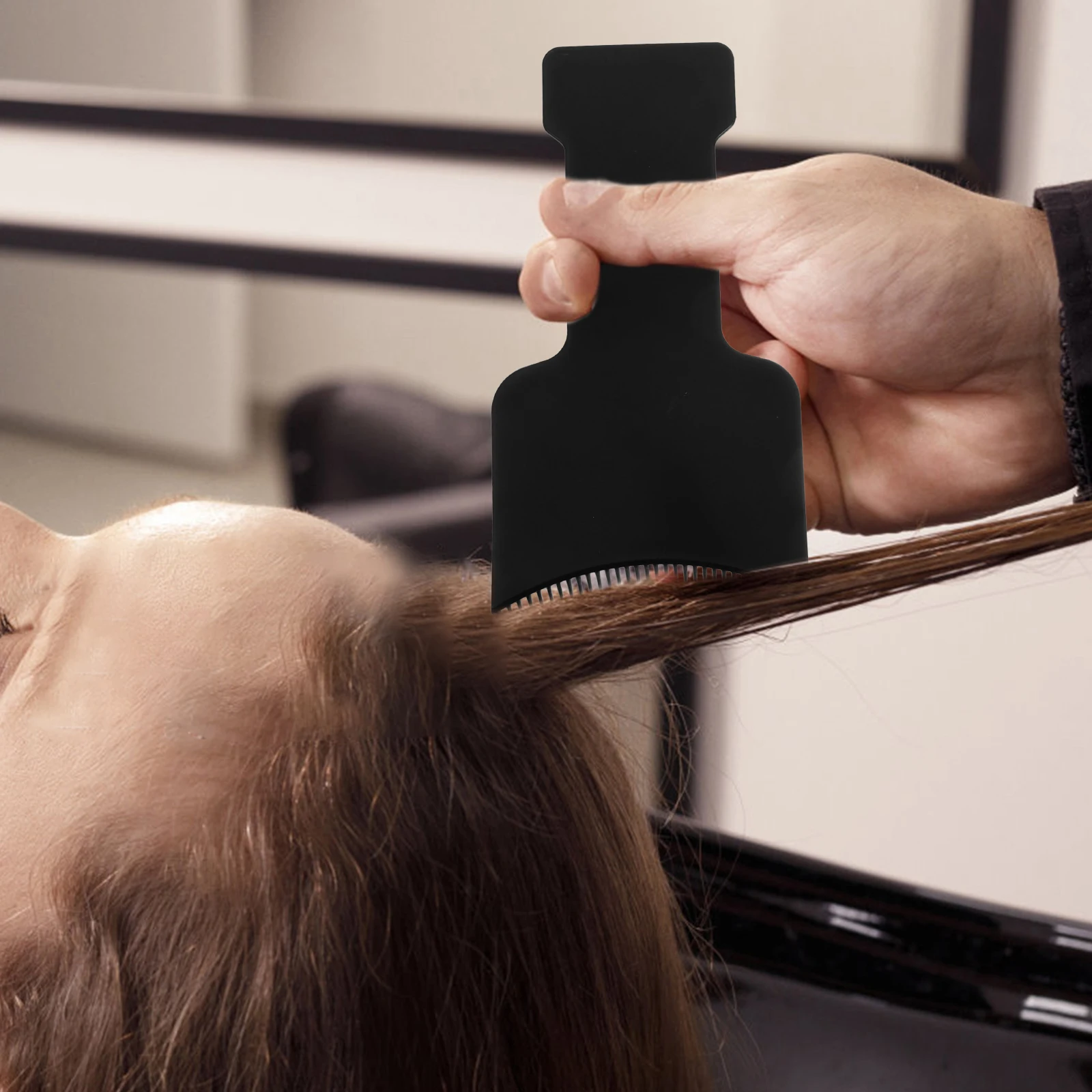 قطعتان من لوحة تلوين الشعر، أداة صبغ بمقبض مريح لوضع رقائق معدنية دقيقة، مثالية لمجموعة خدمات الصالونات ذاتية الصنع