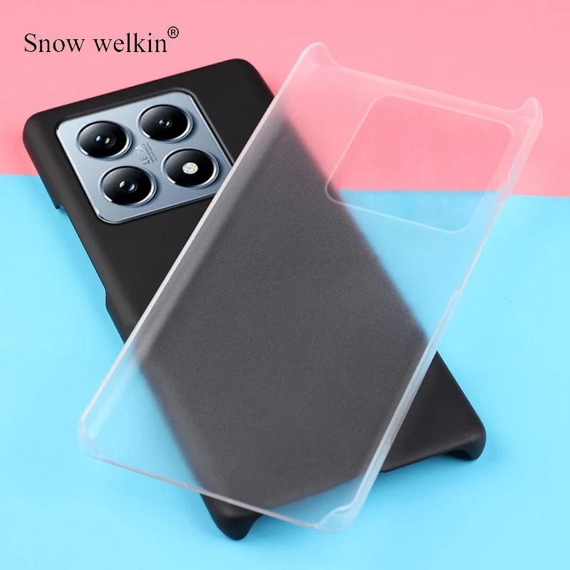 For Xiaomi 14T Pro Luxury Rubberized Matte Hard Plastic Case Cover For Xiaomi 14T Pro 5G Back Phone Cases Cover Coque