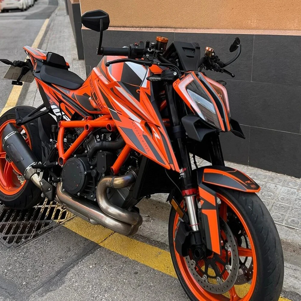 For SUPER DUKE 1290 Motorcycle Accessories WING DOWNFORCE NAKED FRONTAL SPOILERS Front spoiler Lower spoiler lower lip