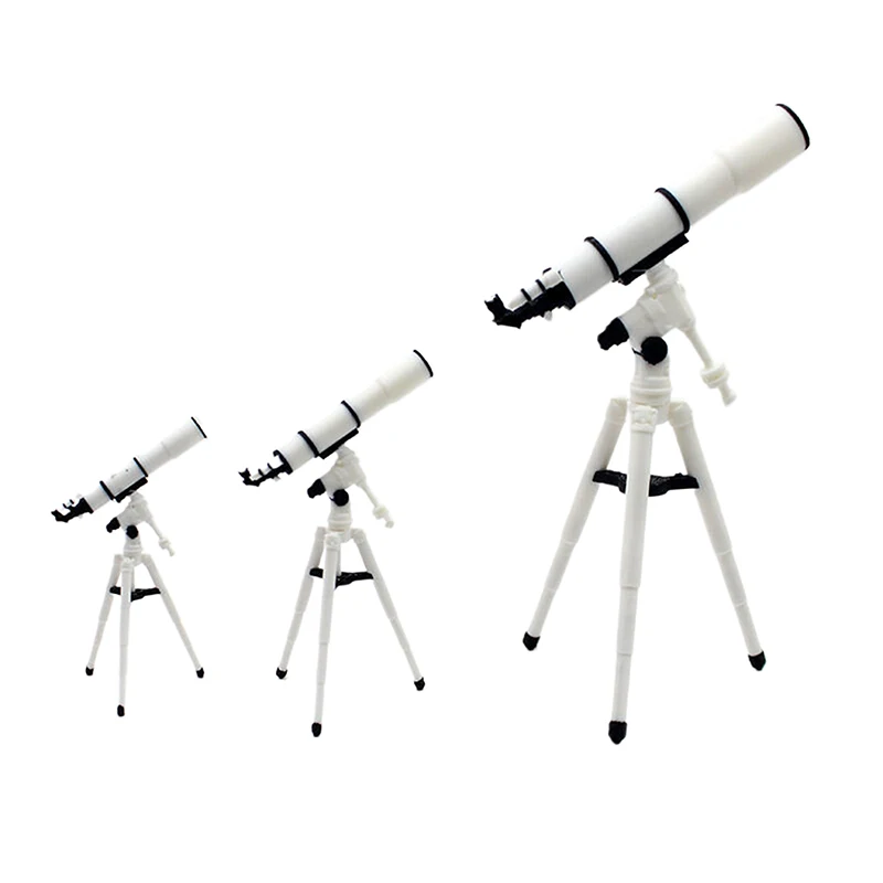 1PC Educational Science Toy Astronomy Telescope Model Pretend Decorations 1:12/1:20/1:25 Scale Dollhouse Miniature Accessories