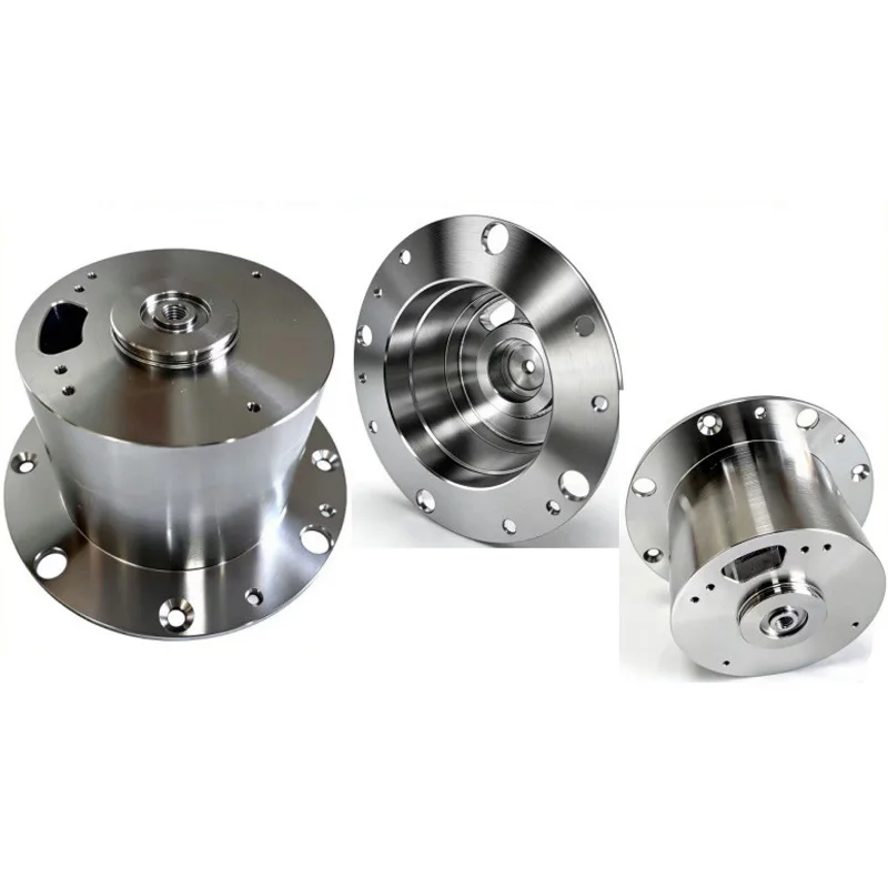 Precision CNC Machined Aluminum Parts Complex Structure Flange Housing Custom CNC Turning Milling Automation Machinery Parts