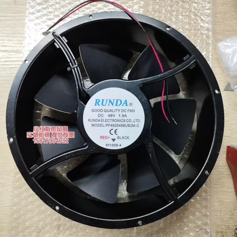 RUNDA PF4825489UB2M-C DC 48V 1.9A 254x254x89mm 2-проводной Вентилятор охлаждения сервера