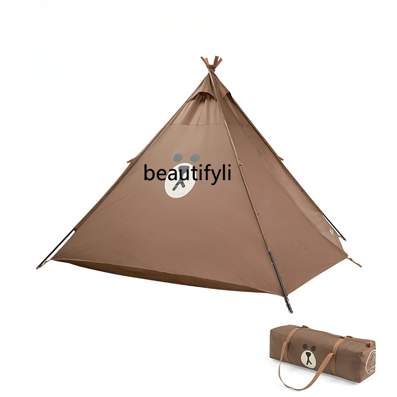 Camping Vitality Pyramid Type Windproof Rainproof Tent Twilight Polyester a Tower home decoration accessories