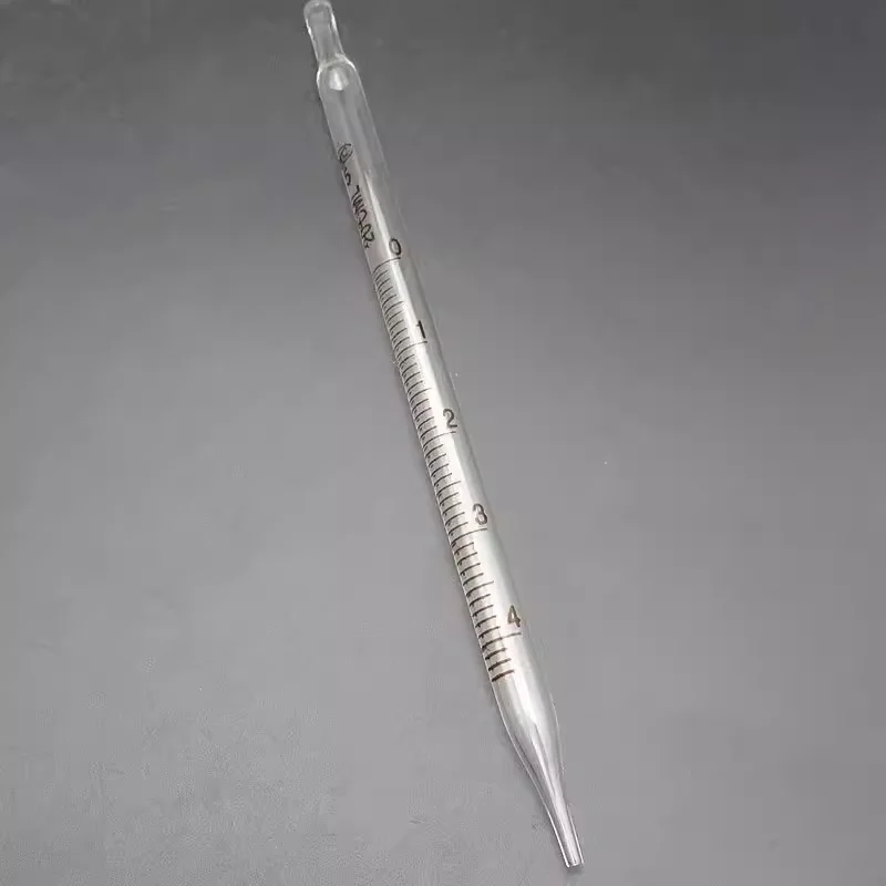 10pcs 1ml 2ml 3ml 5ml 10ml Glass dropper with scale line,Chemical laboratory glass pipette