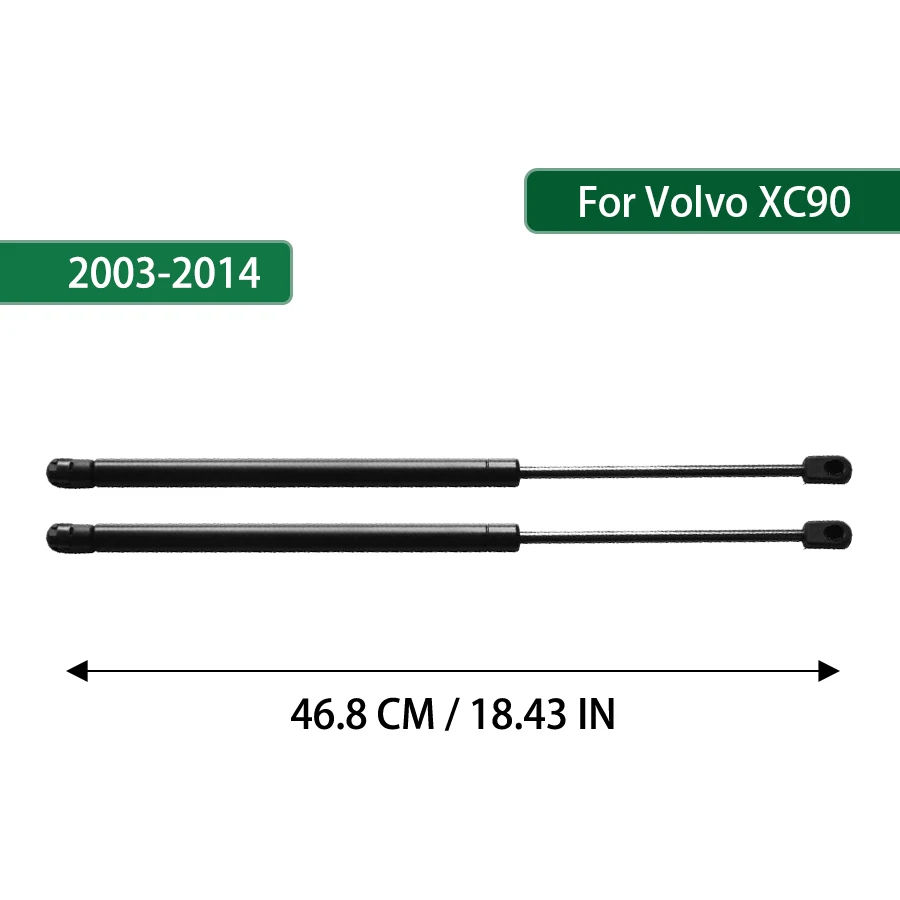 2pcs Rear Trunk Tailgate Lift Support Shock Strut Damper For Volvo XC90 2003-2005-2014 2