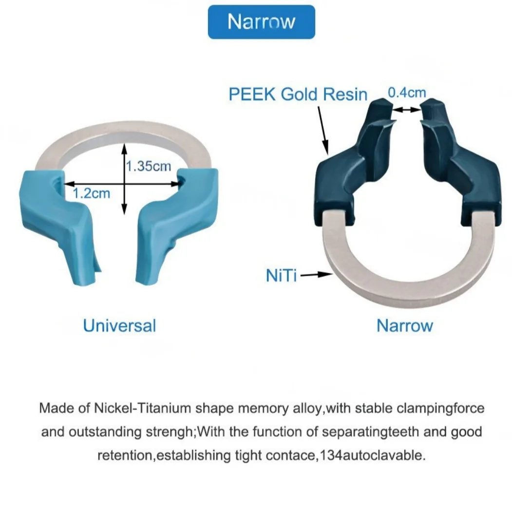 Dental Nickel Titanium Clamping Ring Palodent V3 Sectional Contoured Matrix System Matrix Bands Dentistry Products