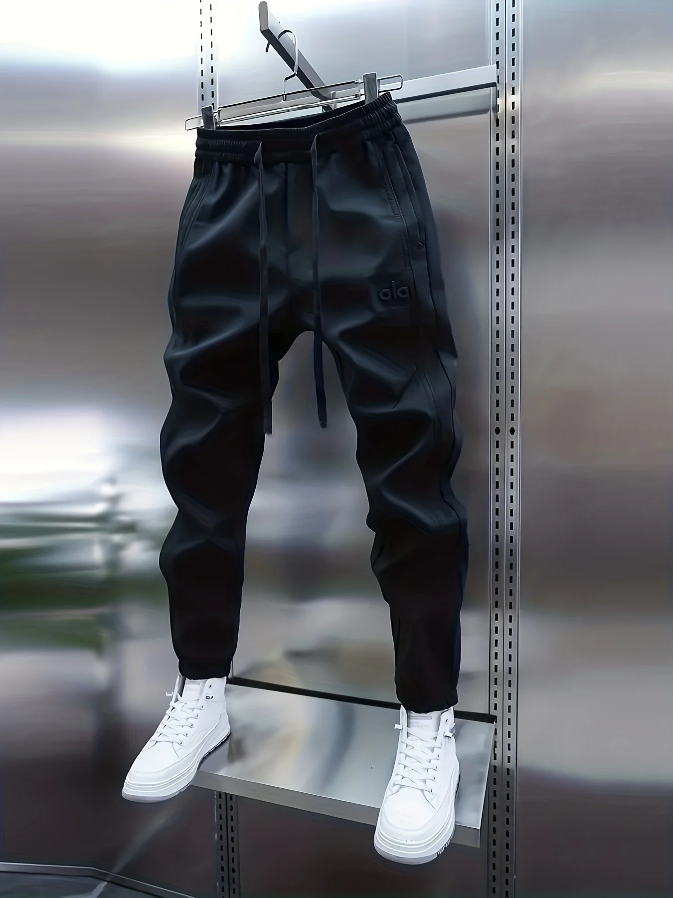 

Spring and Autumn Men's Thin Trendy Leggings, Soft and Breathable Sports Pants, Outdoor Sports, Training, Morning Running Pants,