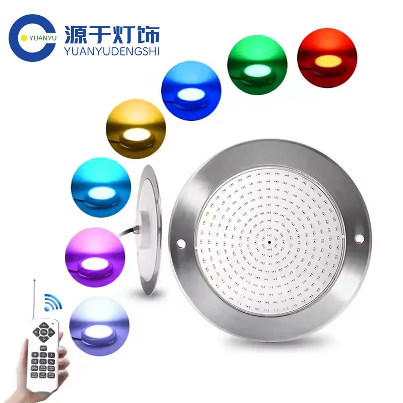 Lámpara de piscina de 12V Ip68 Rgb, relleno de resina de acero inoxidable, 6W, 12W, 18W, 25W, 35W, luces Led subacuáticas para piscina, punto de piscina LED