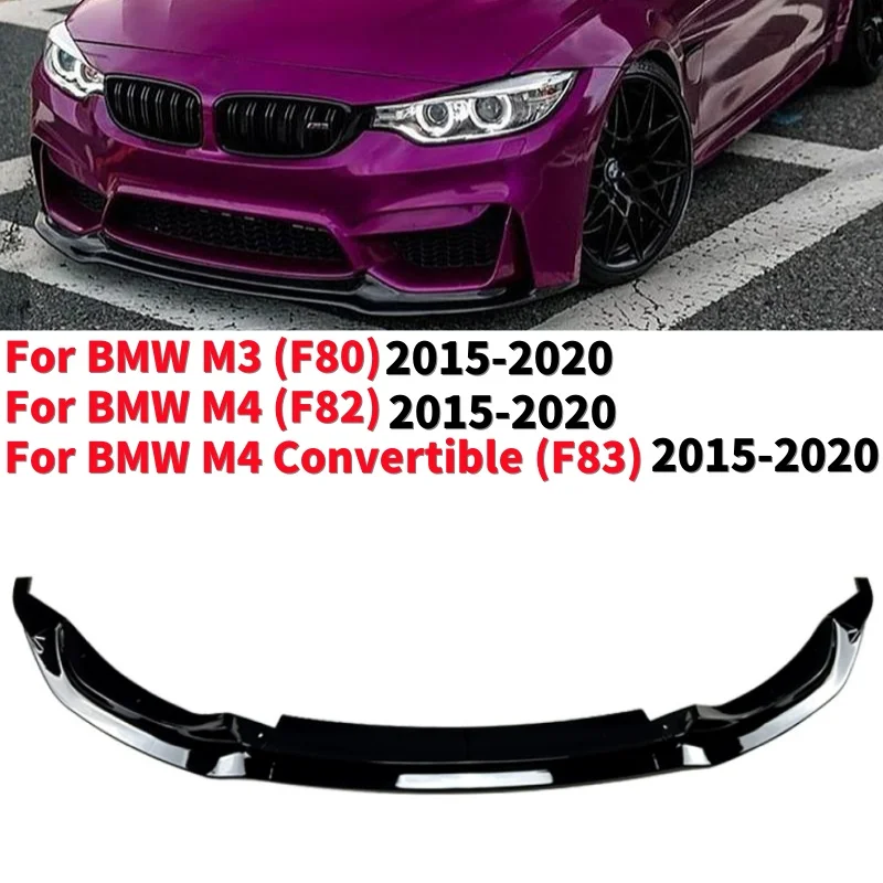 

Car Front Bumper Lip Diffuser Spoiler Kit For BMW 4 3 Series F80 F82 F83 M3 M4 15-20