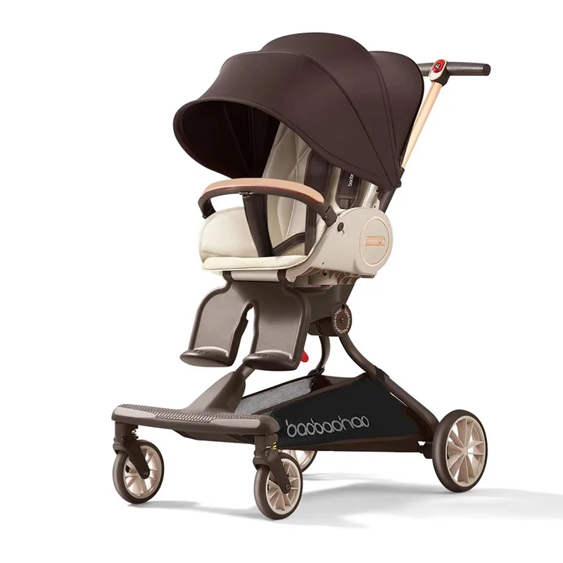 

Travel Babys Stroller and Luggage Egg Compact Light Weight Reversible Handle 360 Pushchair Walker Stroller for New Born