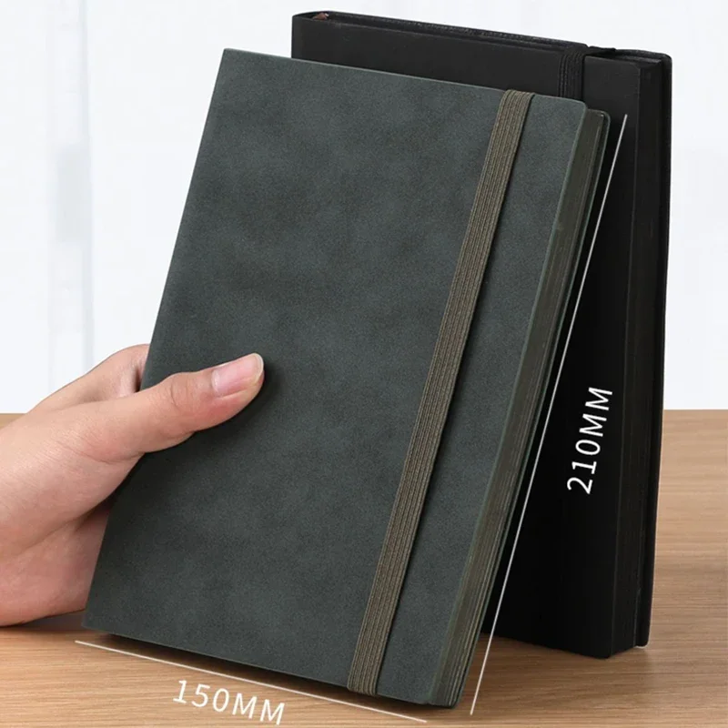 A5 Notebook Notepad Diary 256 Pages Journal Planner Agenda Organizer Notebook Office School Supplies