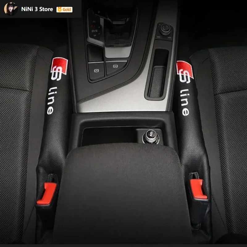 2PCS Audi Auto Sitzkissen Spalt Füllung Für A1 A3 A4 B8 8P 8V A6 C7 A5 Q5 B7 B6 B9 A7 A8 SLINE QUTTRO RS Q3 Q7 S3 S4 S5 S6